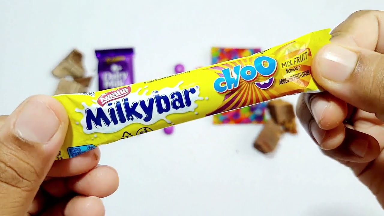 Nestle Milky bar choo opening Milk Chocolate Some lots of chocolates opening I Candy YouTube