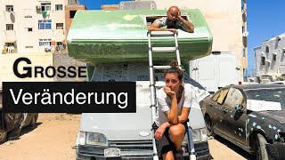 Q & A im Vanlife-Alltag | WoMo Reisen in Marokko | Wir reparieren endlich das Fenster im Alkoven!