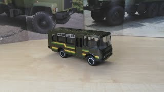 Обзор модели Паз-3206, масштаб 1:43, 