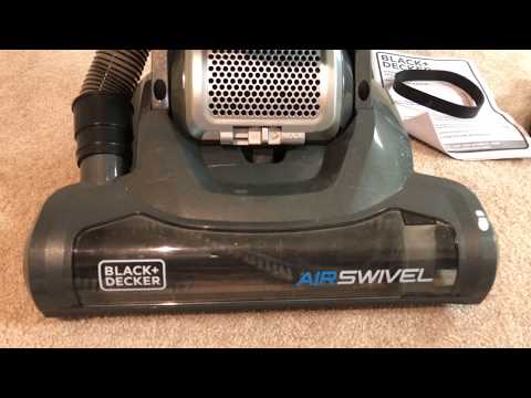 Black+Decker AirSwivel Maintenance Guide - Changing belt, Cleaning Filter,  & Clearing a Clog 