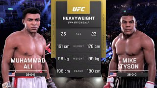 Muhammad Ali vs Mike Tyson Full Fight - UFC 5 Fight Night