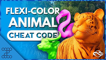 🎨 FLEXI-COLOR Animal Cheat Code in Planet Zoo!! #shorts