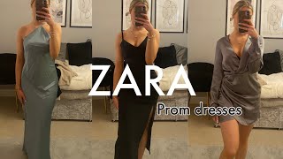 ZARA PROM DRESS TRY-ON HAUL!!