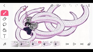 Iguro Obanai Timelapse - Flipaclip Animation Process