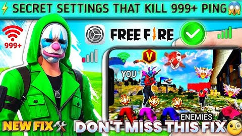 😱High Ping FIX in Free Fire 2025 - Top 3 SECRET Methods 🔥That Work!