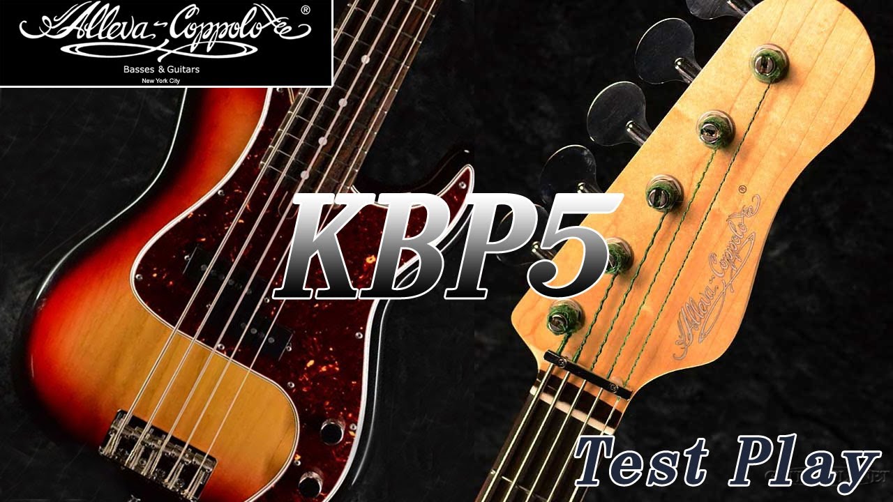 SOLD】あのコッポロの！5弦プレべ！Alleva-Copolo KBP-5 試奏！ - YouTube
