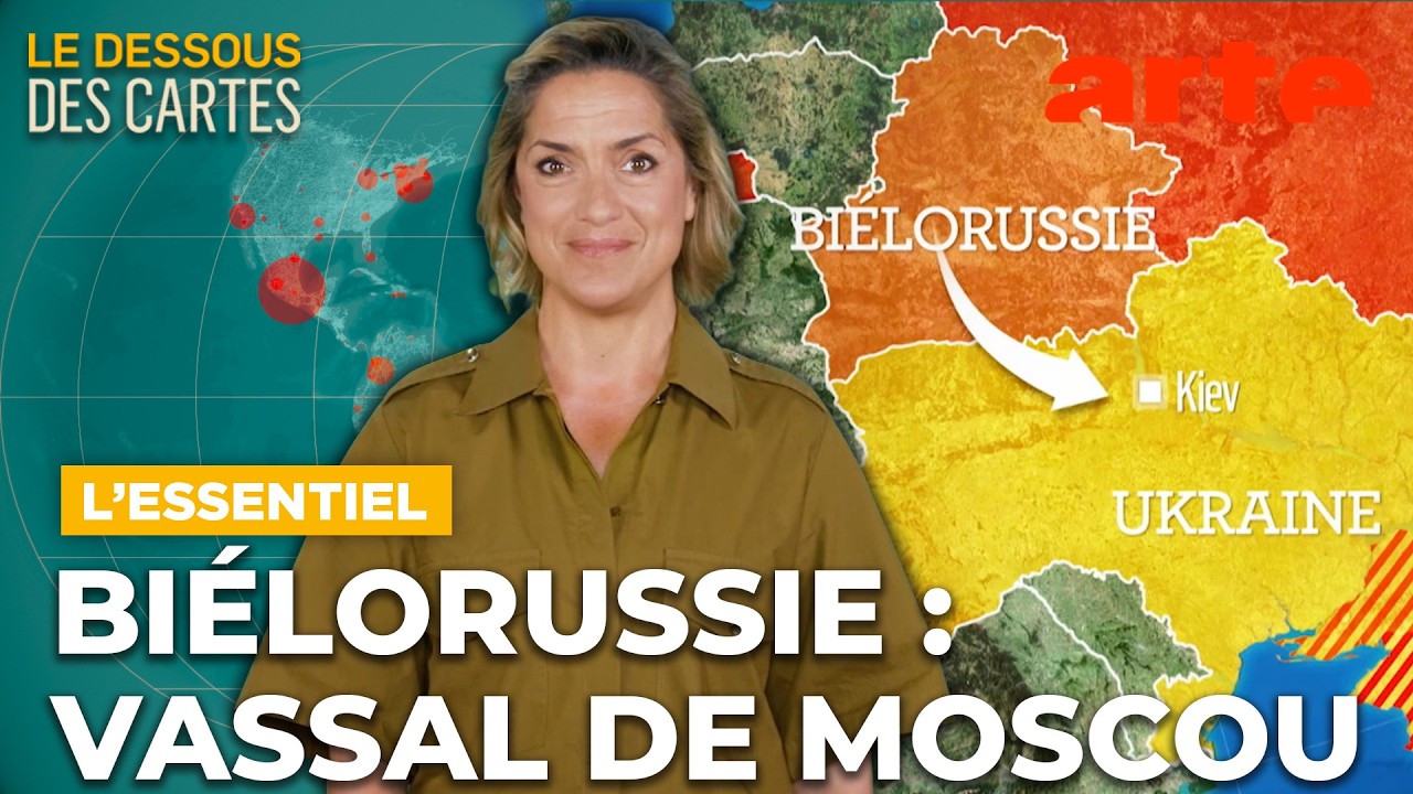 Biélorussie : l'inquiétude de Kiev | L'Essentiel du Dessous des cartes | ARTE