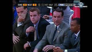 (2-15-2004) #1 Duke Blue Devils at #21 NC State Wolfpack