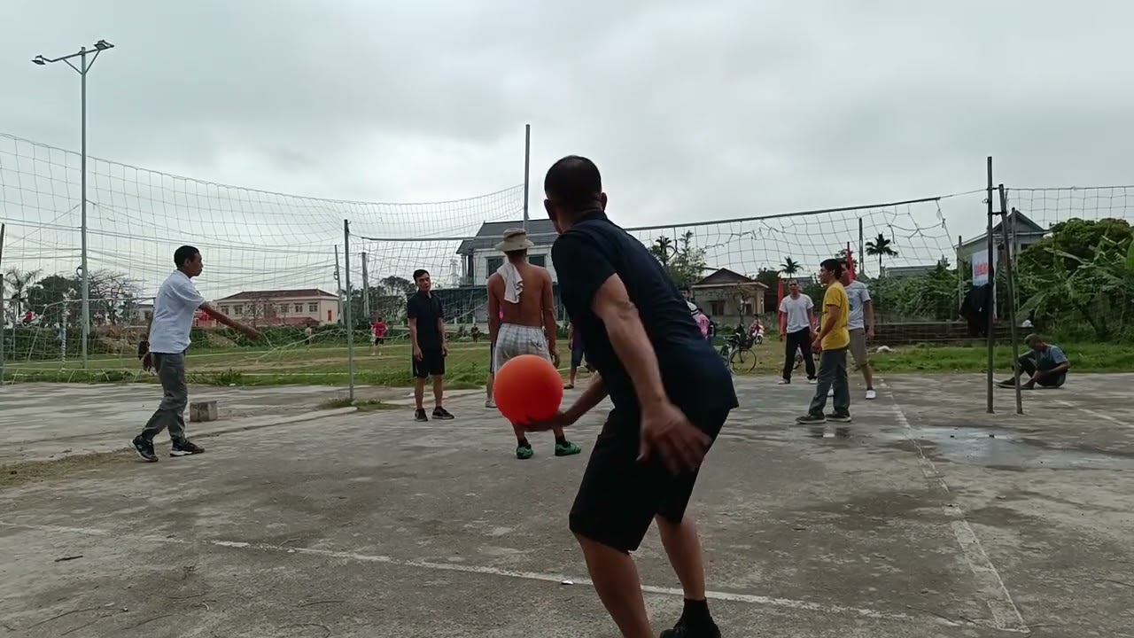 Bóng chuyền hơi Tuy Lai Văn Hội Ninh Giang Hải Dương vđv Quảng Ninh về tham gl