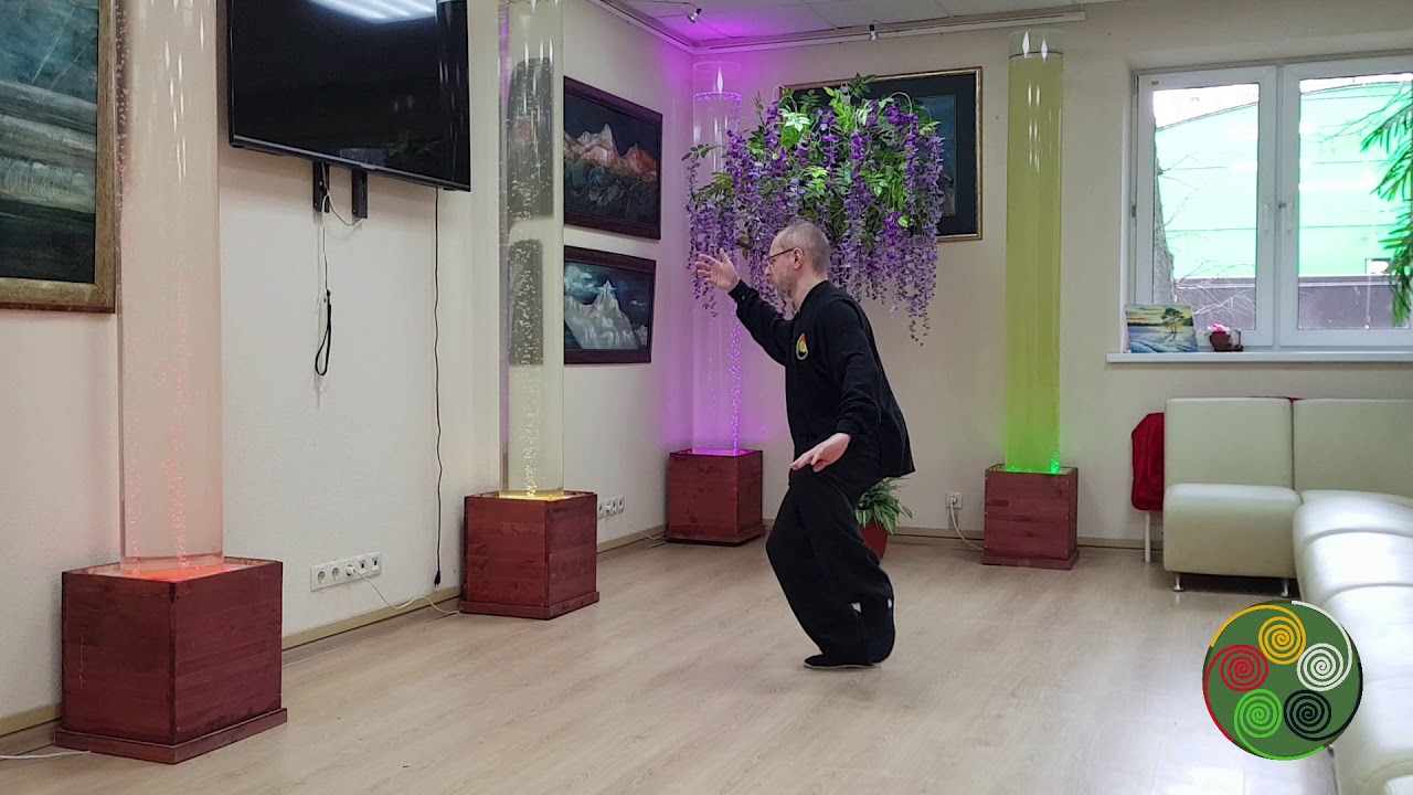 Тайцзицюань 24 формы. Шаг за шагом. 3-я форма. - YouTube