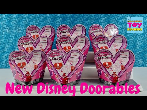 Disney Doorables Valentines Day 3 Pack Blind Box Figure Unboxing
