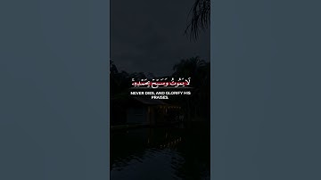 وما أرسلناك إلا مبشرا ونذيرا #القرآن_الكريم #سورة_الفرقان #عبد_العزيز_قبلان_العازمي #تلاوة_هادئة