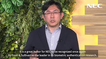 NEC recognized as the Leader in the Frost Radar: Biometric Authentication Solutions [NEC Official]