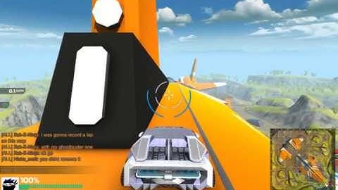 RoboCraft Mad Thruster spam Car speed test