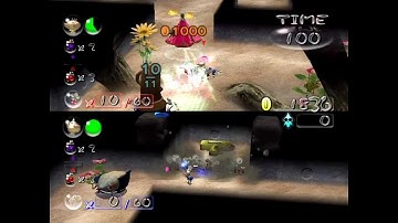 Pikmin 2 - Challenge Mode 21: Rumbling Grotto
