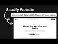 Saasify Modern SaaS Website with NextJS, TailwindCSS, ShadCN & Framer Motion | Dark & Light Mode