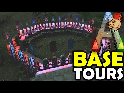 ark survival evolved base tours jousting arena redwood cottages ark lance on flyers