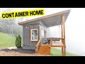 20ft shipping container tiny house airbnb w crazy views full tour