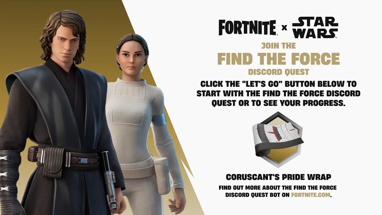 Discord  Evento Fortnite x Star Wars – Vidas Infinitas