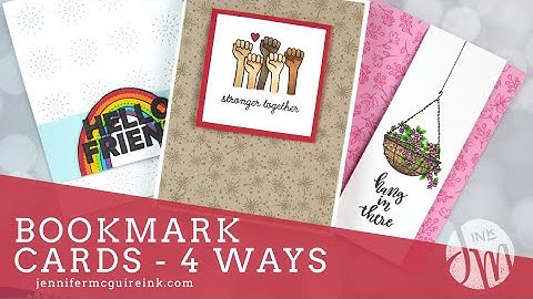 Bookmark Cards -  4 Ways