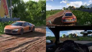 2013 AUDI R8 COUPE V10 PLUS 5.2 FSI QUATTRO Racing in Forza Horizon 5 - PC Gameplay