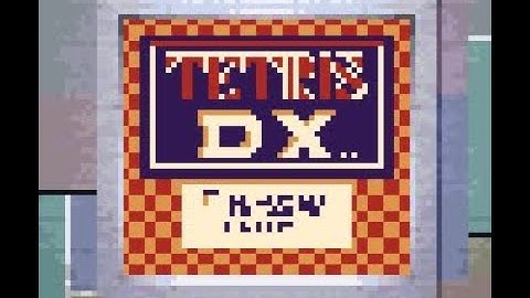 Play games in mosaic! Tetris DX GBC Super Game Boy 26