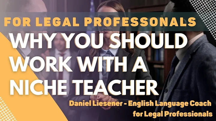 Why you should work with a Niche teacher