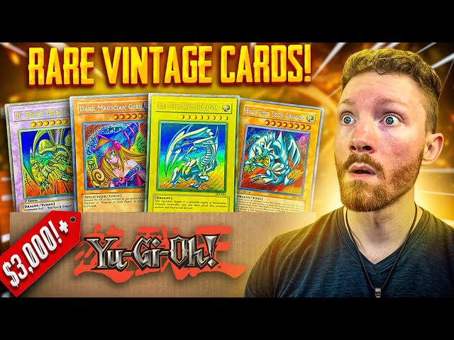 観音力カード ドラゴンパッケージ 絶版希少品 This $3,000+ Vintage Yugioh Collection Had INSANELY Rare