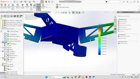 FEA of Quadcopter Drone structure in SolidWorks | Stress simulation | Static structural SolidWorks