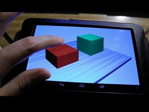 frynser omhyggeligt komplikationer Blender 3D 2.6 & gamekit Android 3D Game Test on Nexus 7 - YouTube