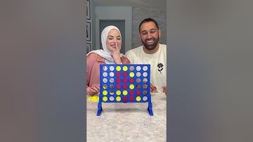 DID YOU SEE THAT?? 😳😜 #connect4 #connectfour #husbandwife #boardgameshorts #shortgame #gameshort