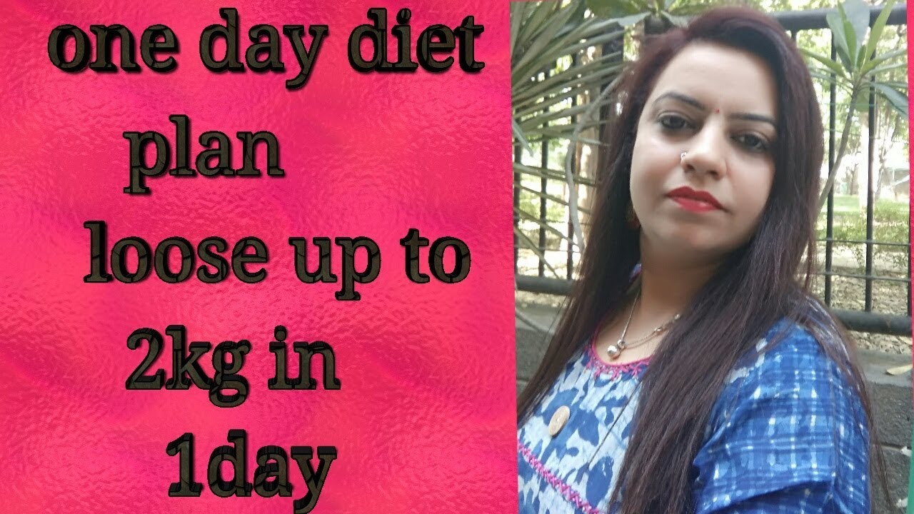 how to lose weight in one day