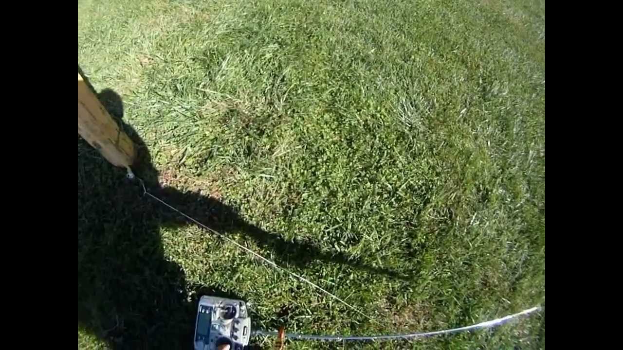 Zip launching my Dollar Tree foam wing.