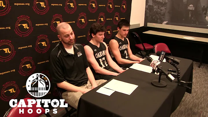 Oakdale Press Conference after losing to Wicomico in 2019 MD 2A State semi's