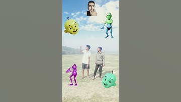 Upin ipin head to dancing frog,, joker,, gorilla & red dame tu cosita - magic vfx #trending #viral