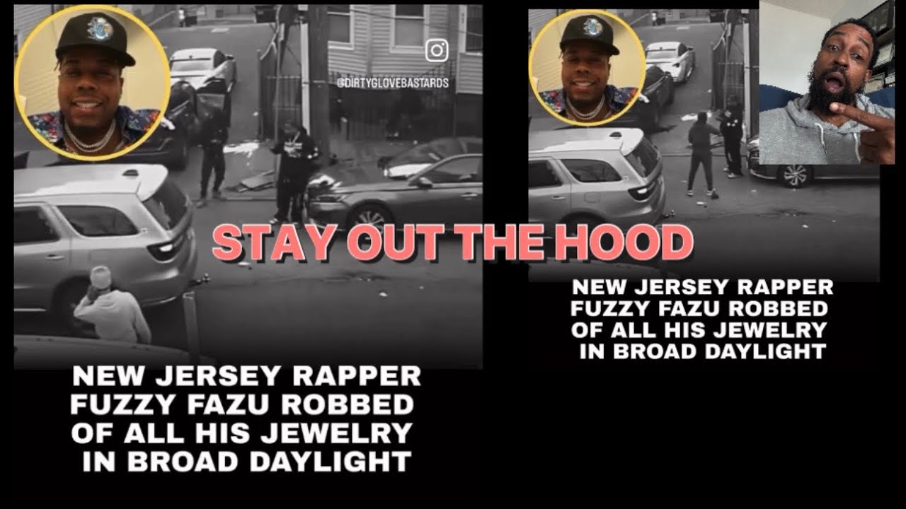 New Jersey Rapper Fuzzy Fazu ROBBED in Broad Daylight 😳 Jewelry ...