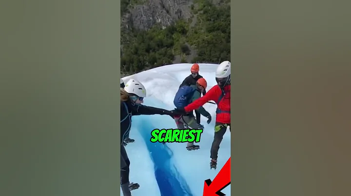 Beware Of Deadly Glacier Puddles 😱 #shorts