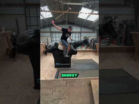 Polo Training Mechanical Horse #shorts