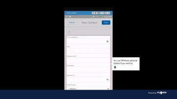How to Create Contacts in Salesforce Lightning Mobile App