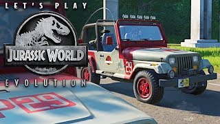 Jurassic World Evolution Jurassic Park Jeep freischalten Jurassic World Evolution Deutsch #029
