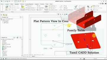 How to Create Flat Pattern View In Creo