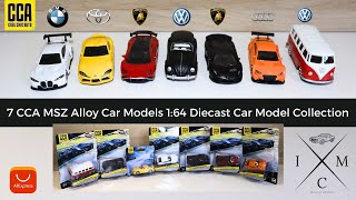 Unboxing 7 CCA MSZ Alloy Diecast Cars – 1:64 Scale Collection