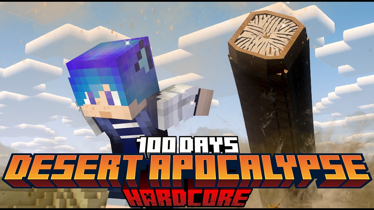100 Hari Minecraft Hardcore DESERT APOCALYPSE