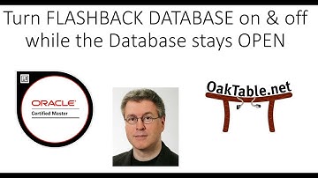Turn FLASHBACK DATABASE on & off while the Database stays OPEN