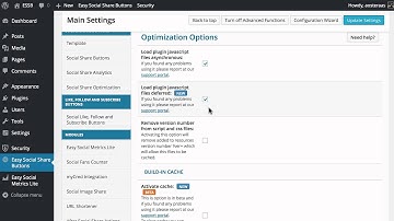 How to Setup Speed Optimizations in Easy Social Share Buttons