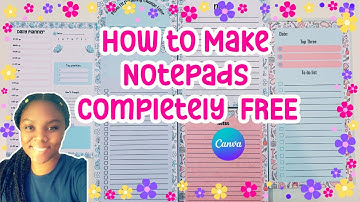 How to Make Peel Away Notepads at Home for FREE | Using Canva | Beginner Friendly | Sell on Etsy