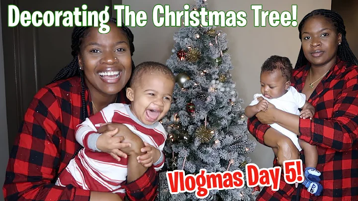 DECORATING THE CHRISTMAS TREE WITH MY BOYS! | VLOGMAS 2020| VLOGMAS DAY 5