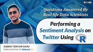 Performing a Sentiment Analysis on Twitter Using R - Answered by Real Life Data Scientists