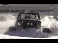 Super Slow Motion Axial Wraith in the Snow