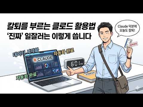 칼퇴를 부르는 클로드 활용법, 진짜 일잘러는 이렇게 씁니다